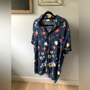 Nickelodean SpongeBob FUN Song Hawaiian Style Shirt